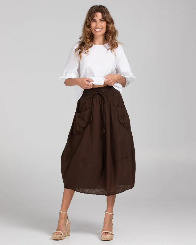 Boom Shankar Guru Skirt Ground Coffee