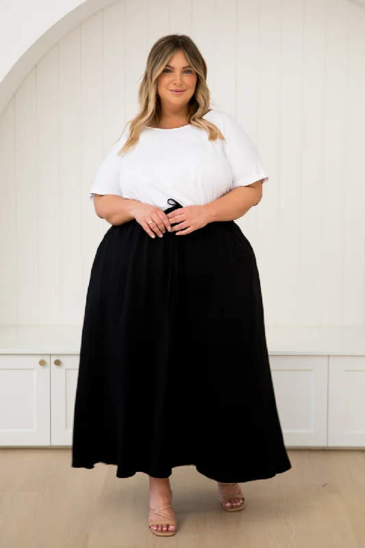 PQ Collection Lena Skirt Black