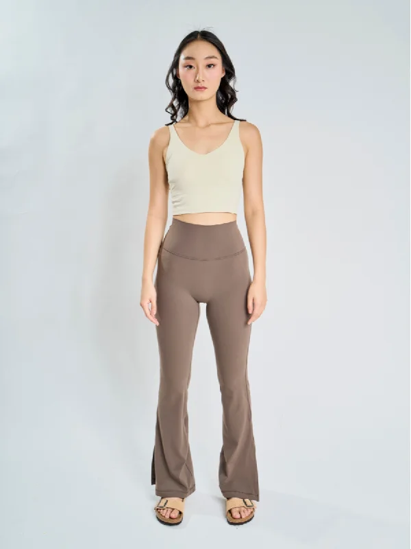 Get Groovy *Slit Flare Pants (Free Size)