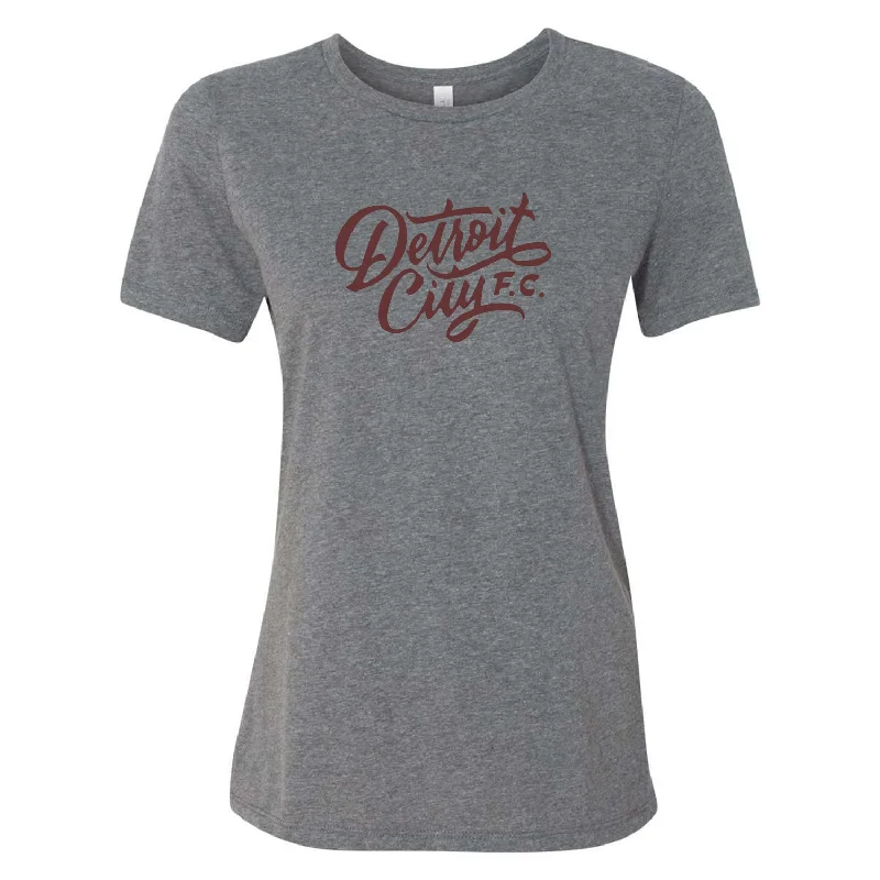 DCFC Script Women's Tee - Grey