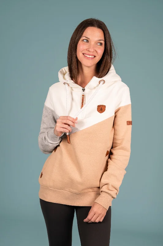 Roxy Sand Mix Half-Zip Hoodie